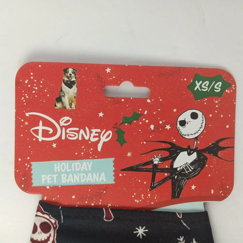 Disney The Nightmare Before Christmas Holiday Pet Bandana XS/S